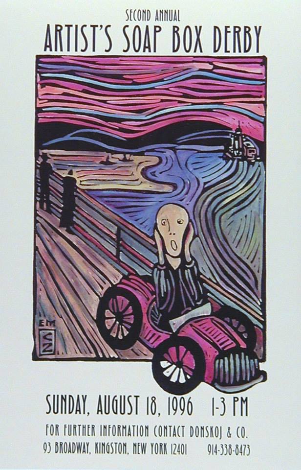 Second annual Kingston Artist Soapbox Derby poster