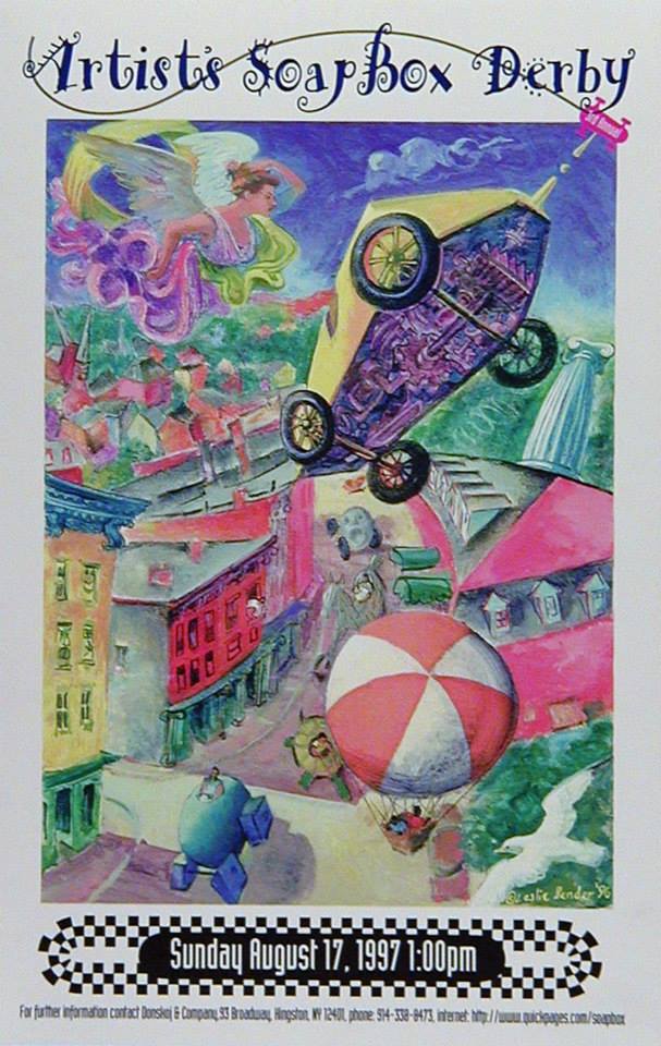 Third annual Kingston Artist Soapbox Derby poster