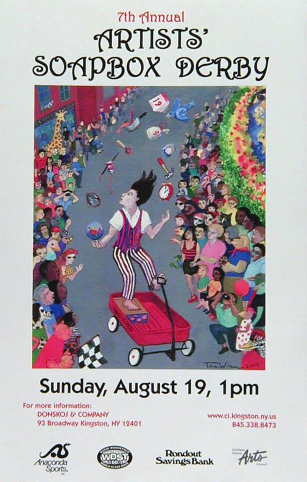 Seventh annual Kingston Artist Soapbox Derby poster